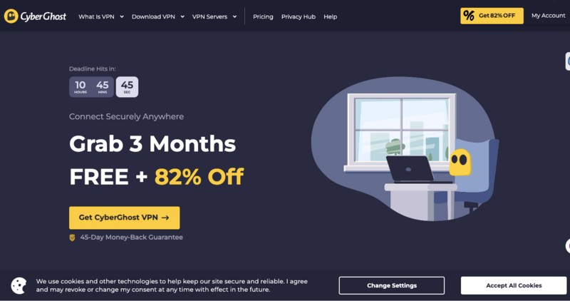 CyberGhost — Trusted VPN