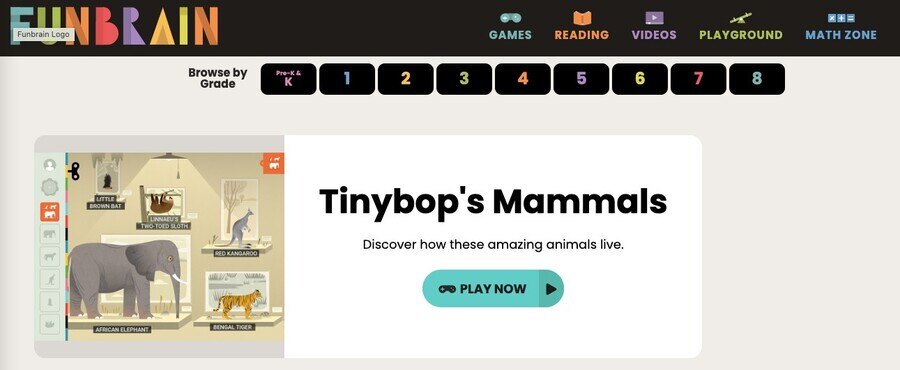 best learning website funbrain