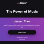 Deezer best free music streaming site