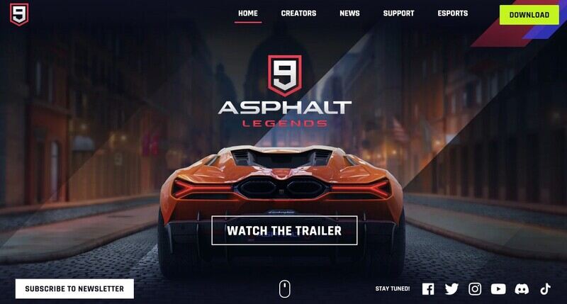 Free to play games in 2023- Asphalt 9