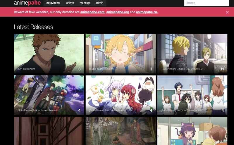 Animepahe - Alternatives to Gogoanime