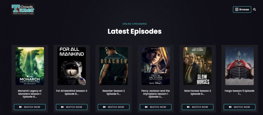 CouchTuner - Alternatives to Project Free TV