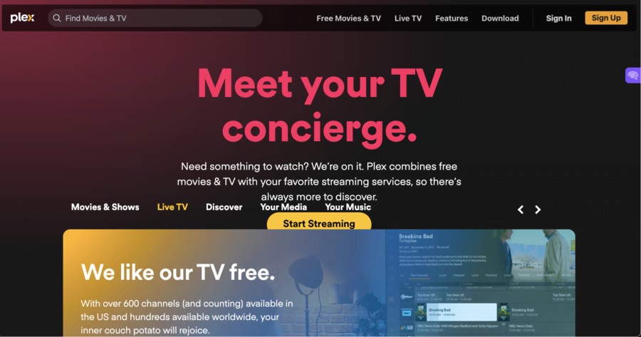 Plex - Project Free TV Alternatives