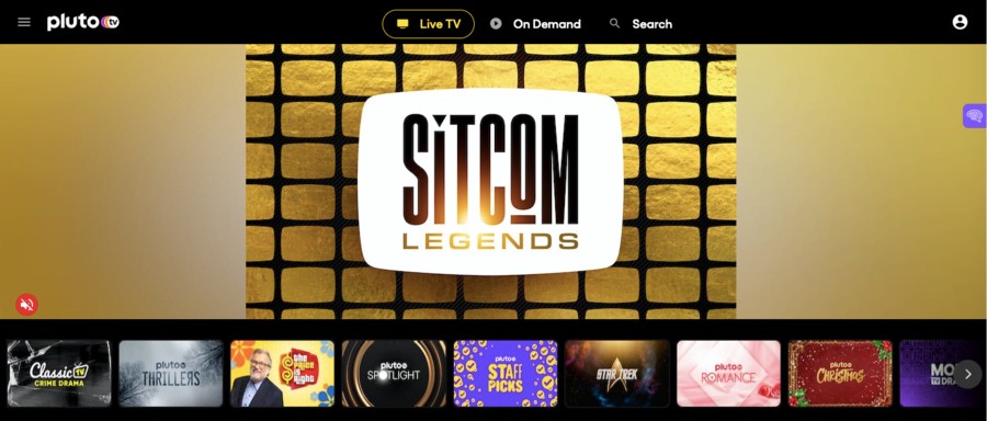 PlutoTV - Alternatives to Project Free TV